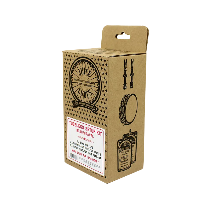 Juice Lubes Tubeless Setup Kit 21mm bånd 65mm ventil