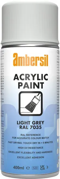 CRC AMB 7035 spraymaling 6x400 ml lysegrå hurtigtørrende