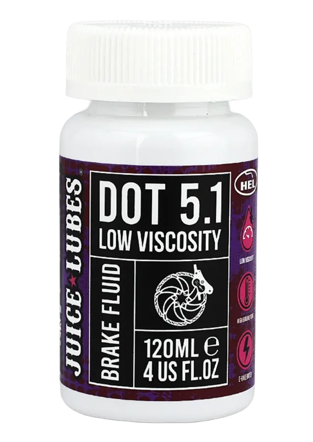 Juice Lubes DOT 5.1 bremsevæske 120ml lav viskositet