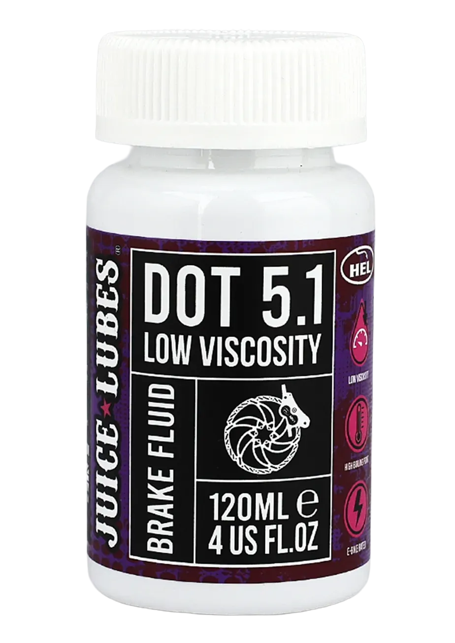 Juice Lubes DOT 5.1 bremsevæske 120ml lav viskositet