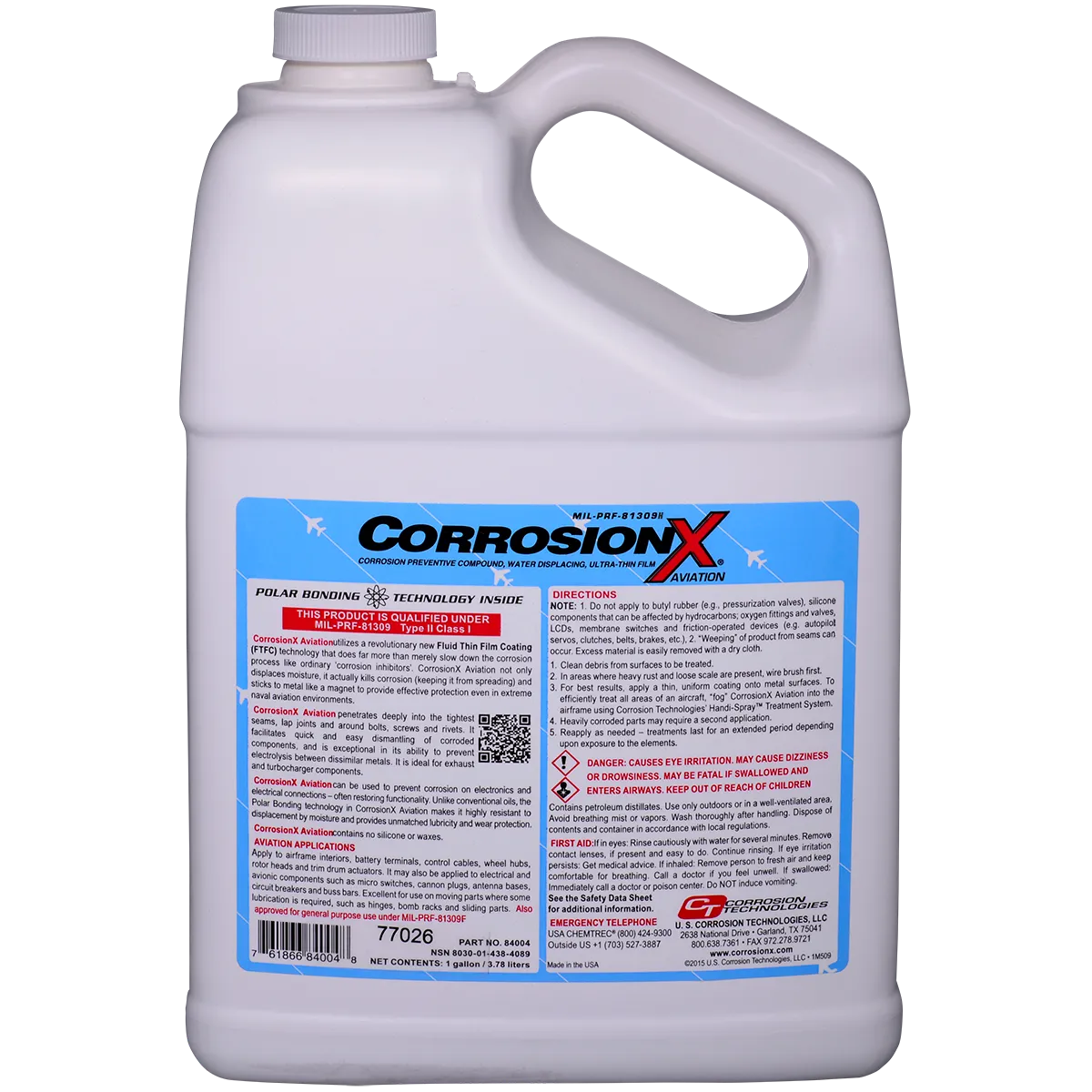 CorrosionX Aviation korrosionsspray 16 oz aerosol MIL-PRF-81309