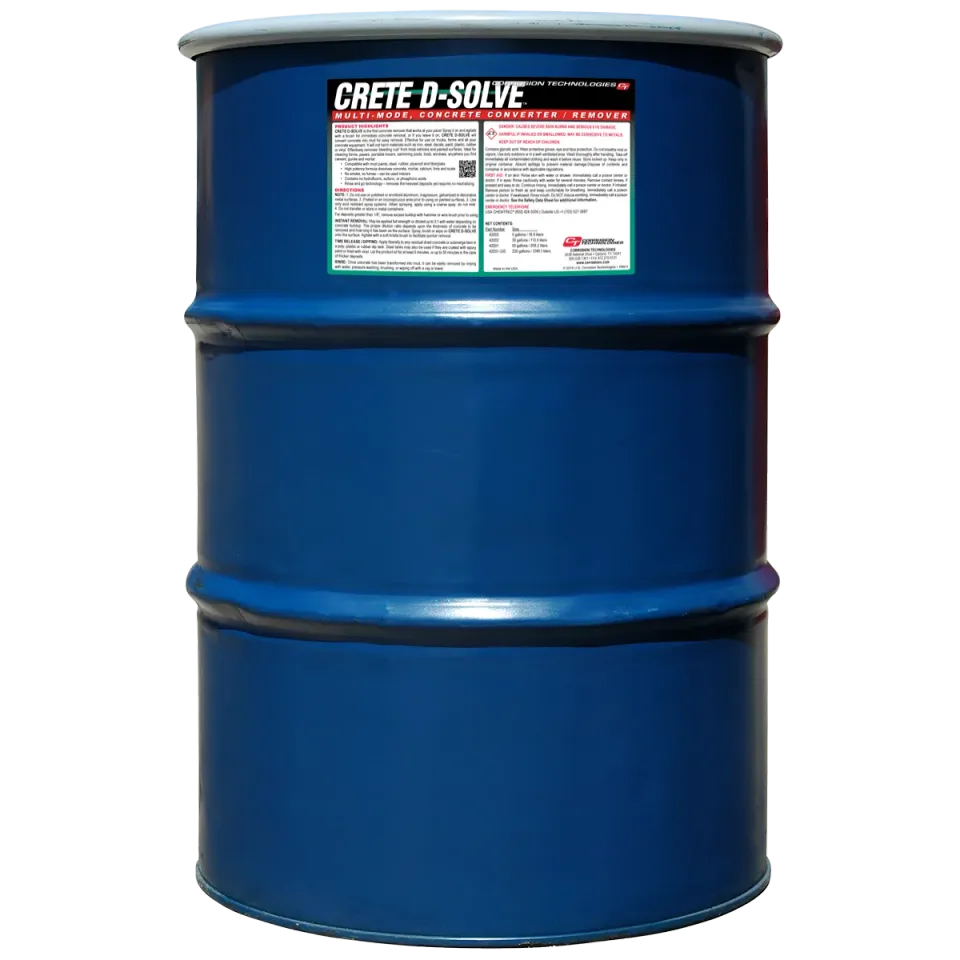 CorrosionX Crete D-Solve betonfjerner koncentrat 30 gallon syrefri