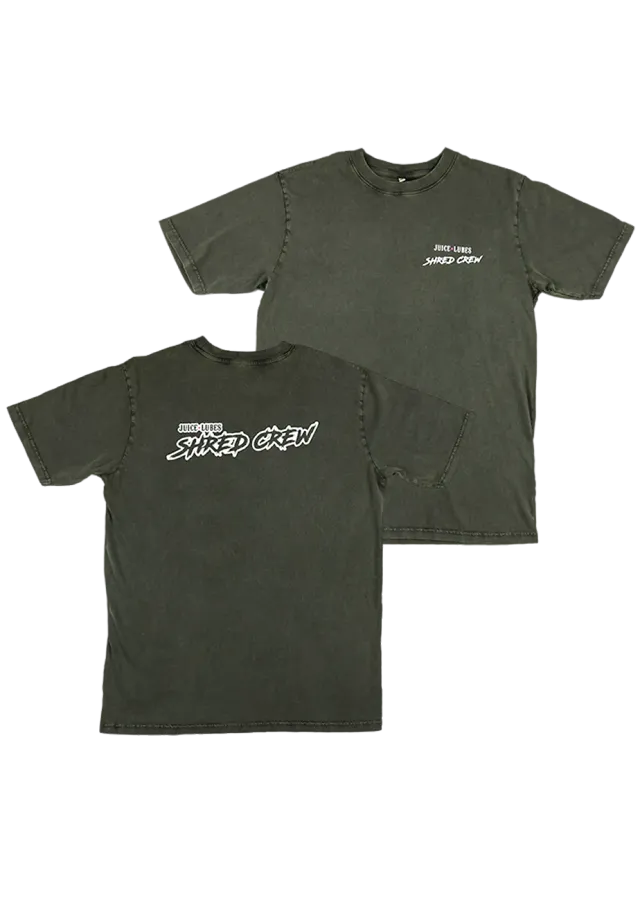 Juice Lubes Shred Crew Tee t-shirt faded grey