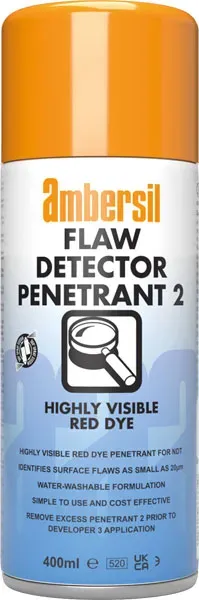 CRC AMB Flaw Detector Penetrant 2 revnespray 12x400ml rød
