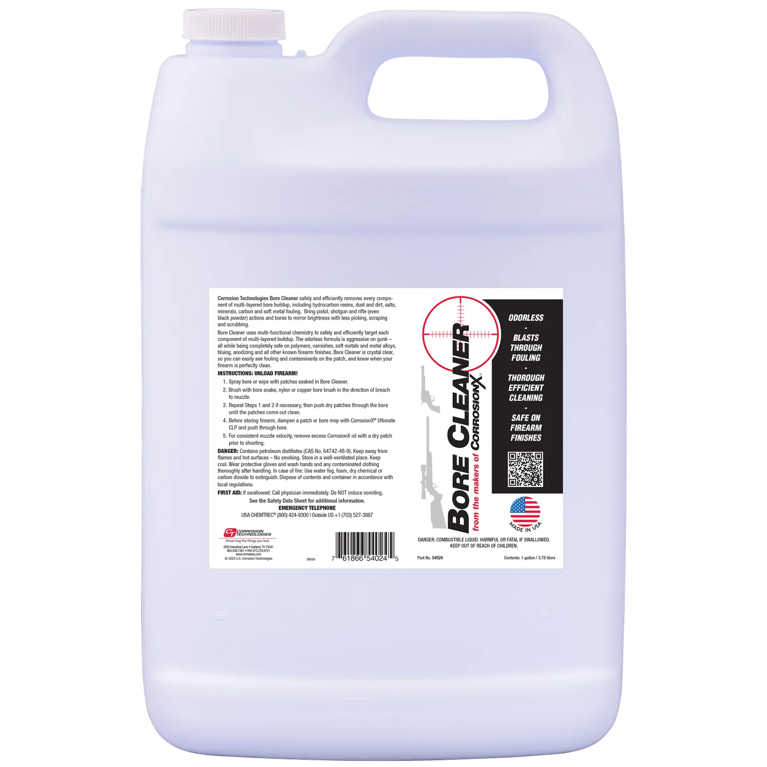 CorrosionX Bore Cleaner våbenrens 1 fl oz lugtfri