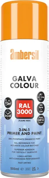 CRC Galva Colour 3000 spraymaling 12x500ml flame red