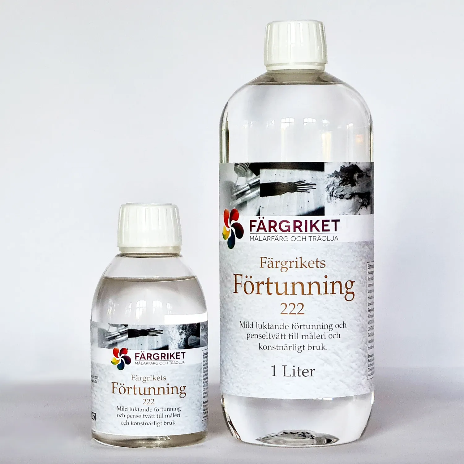 Färgriket 222 fortynder mild til penselrens