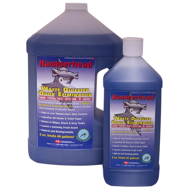 CorrosionX Hammerhead tankrens 32 oz biologisk lugtfjerner