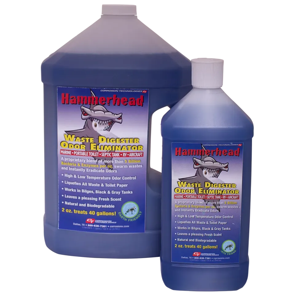 CorrosionX Hammerhead tankrens 32 oz biologisk lugtfjerner
