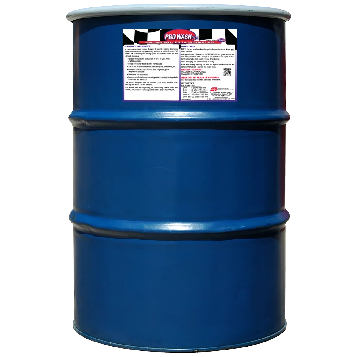 CorrosionX Pro Wash RX bilshampoo 1/2 gallon pH-neutral