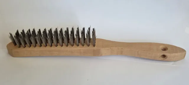 Färgriket Stålbørste 3-radet treradet rustbørste