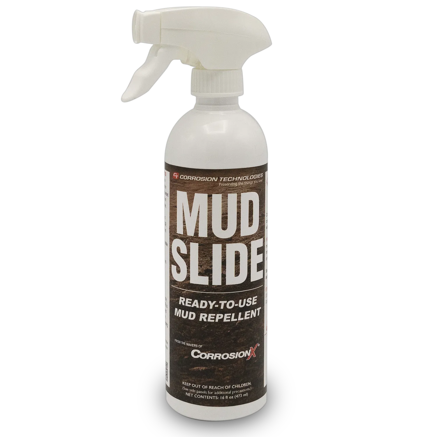 CorrosionX Mud Slide mudafviser spray 16 oz klar til brug
