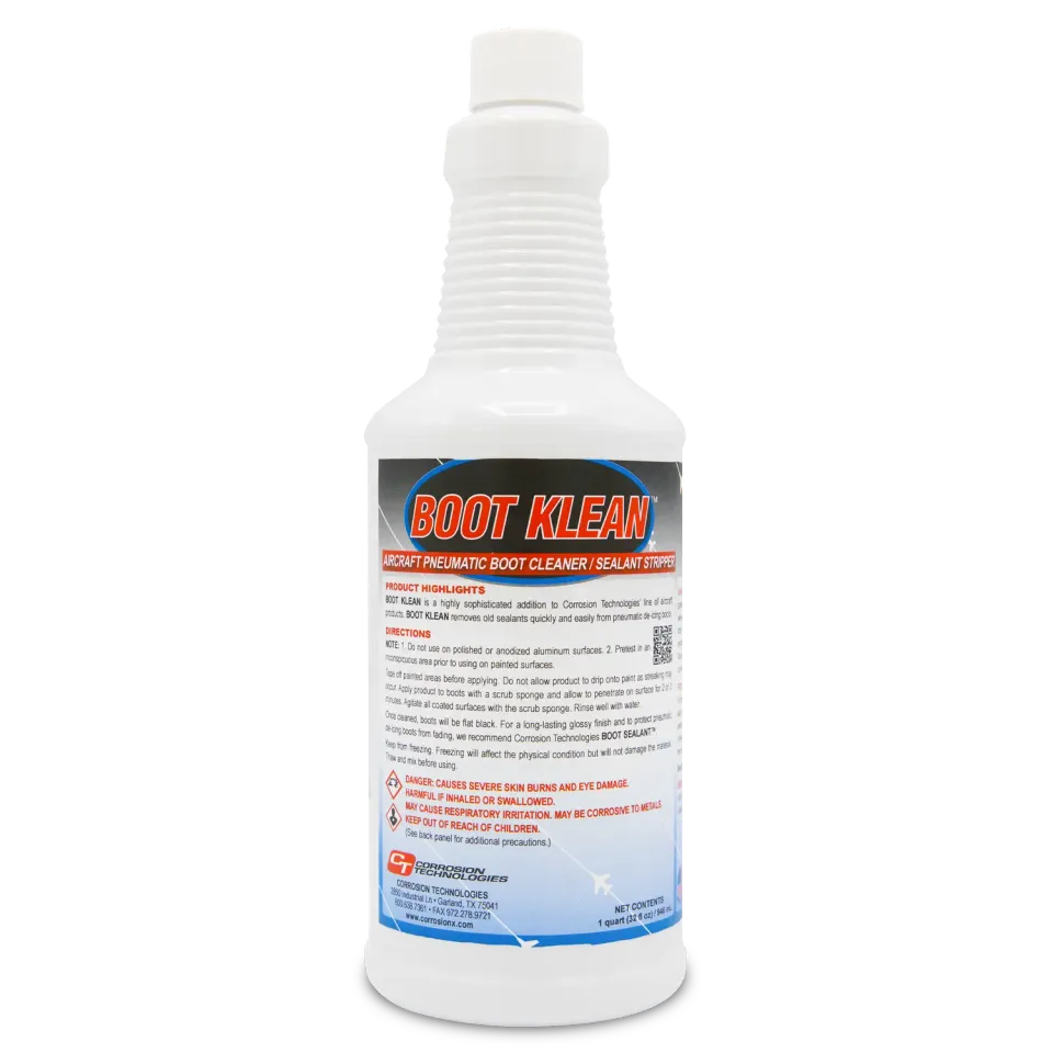 CorrosionX Boot Klean gummirens 32 oz de-ice boots