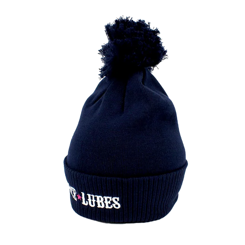 Juice Lubes Crew Bobble Beanie hue navy one size