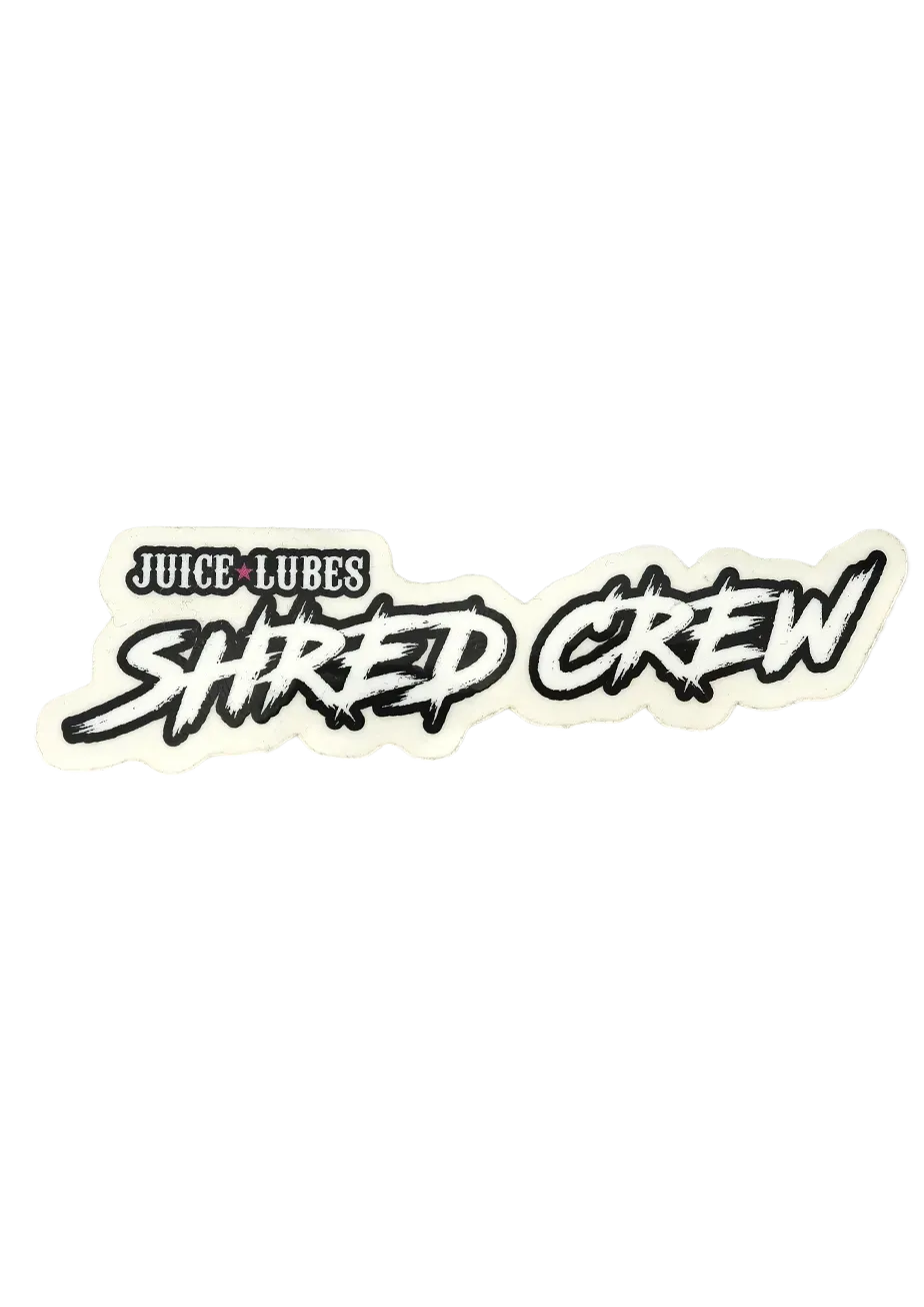 Juice Lubes Shred Crew klistermærke hvid