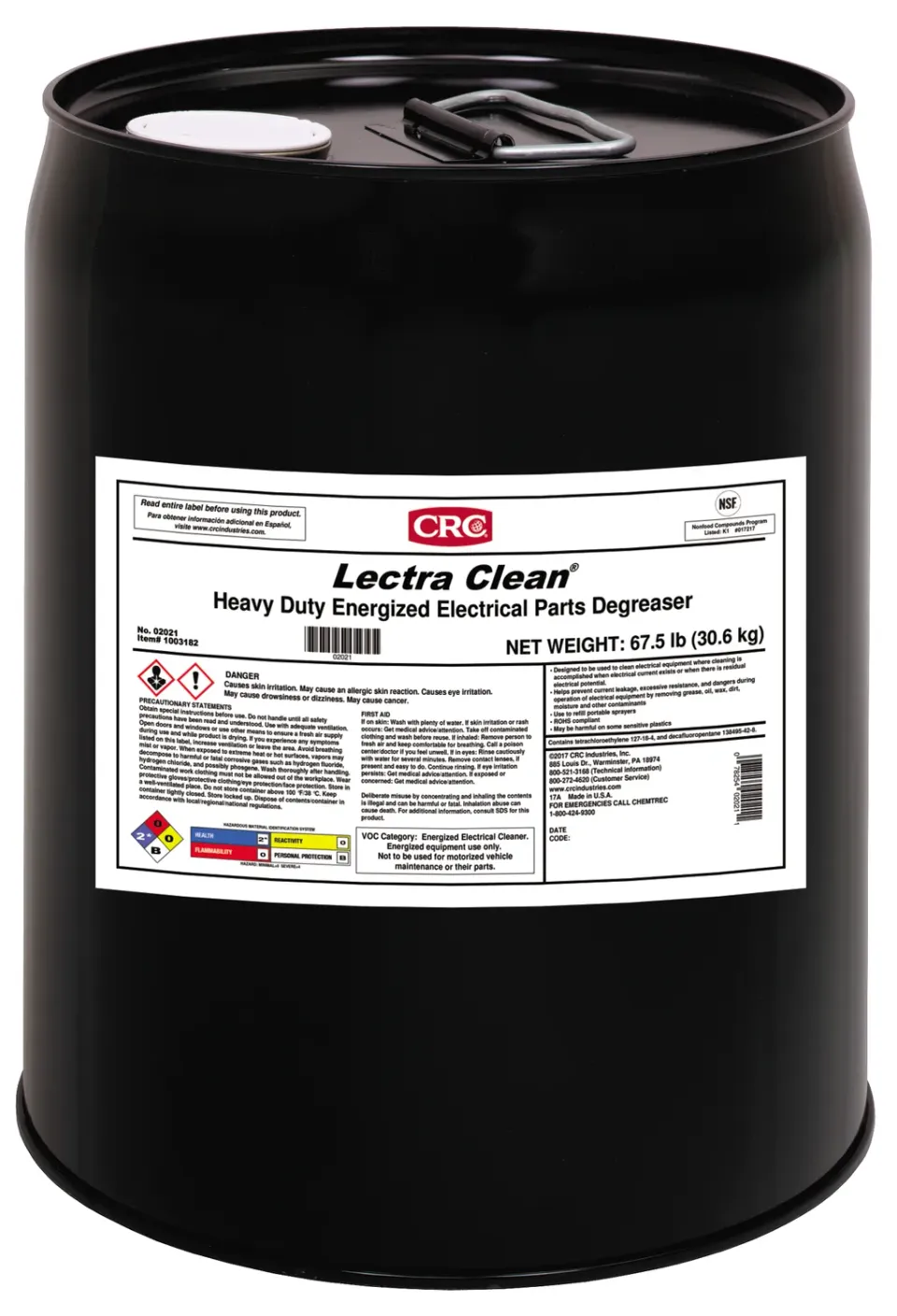 CRC Lectra Clean HD elektrorens 1x19L kraftig