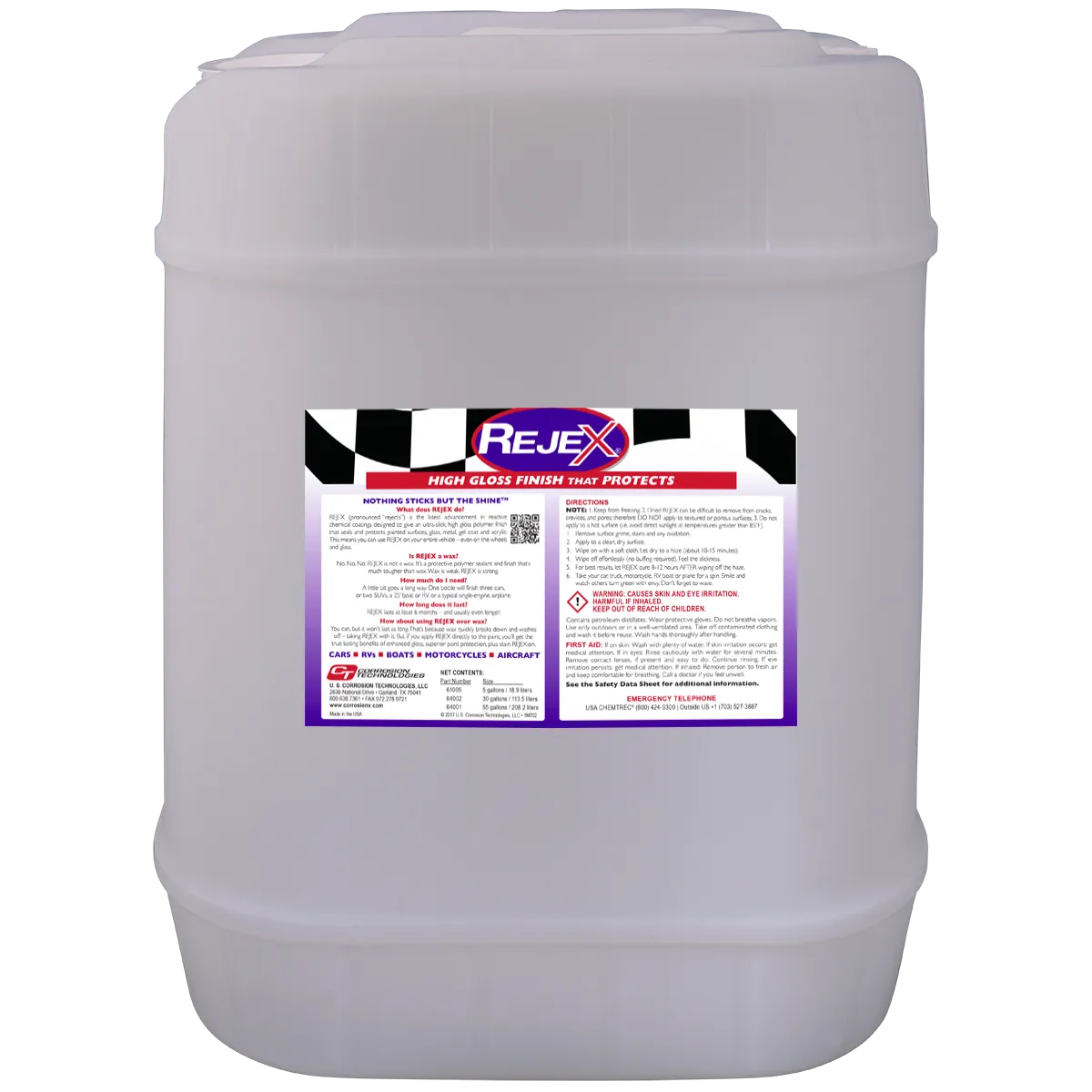 CorrosionX RejeX polymer coating lakforsegler beskyttende