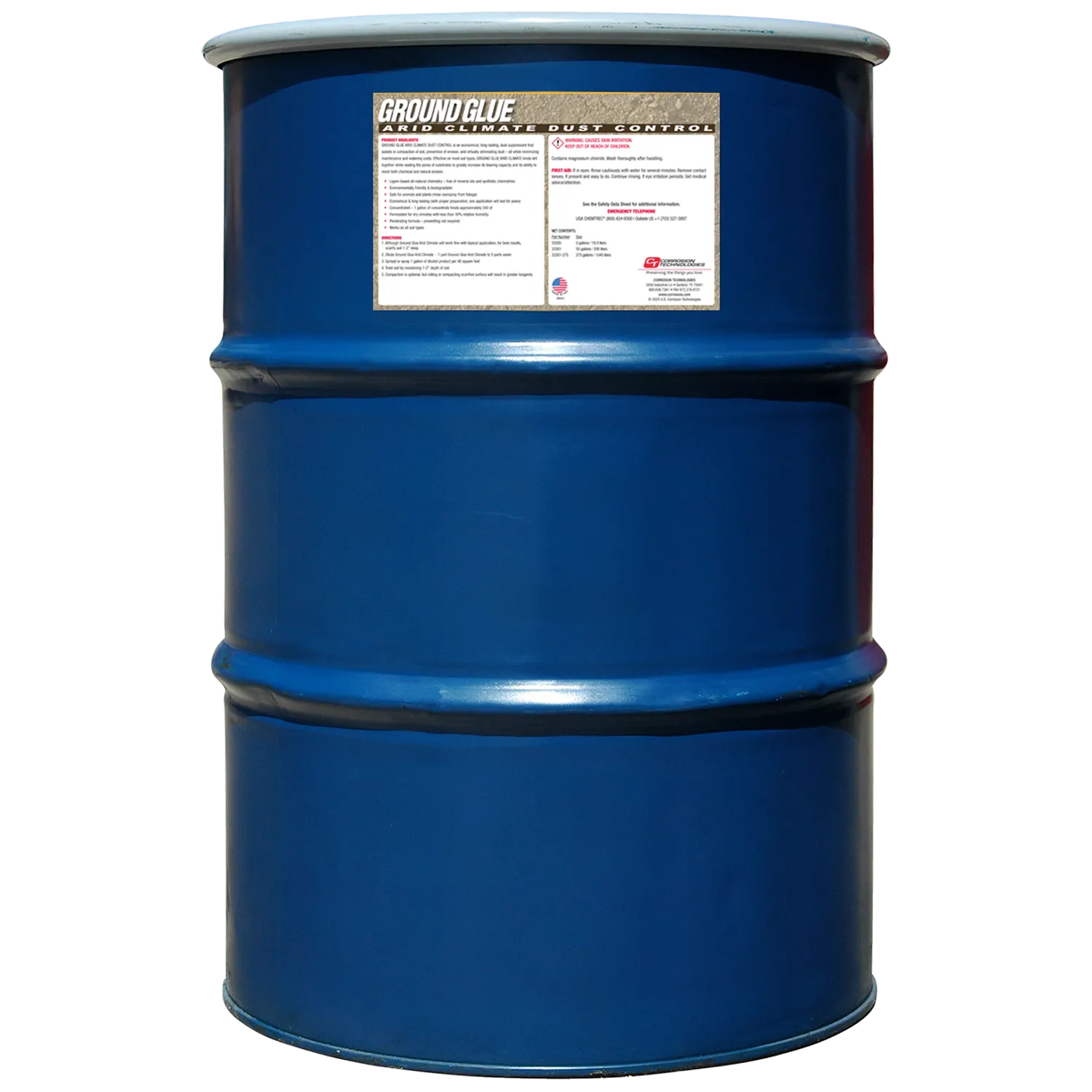 CorrosionX Ground Glue Arid støvbinder 1 gallon koncentrat