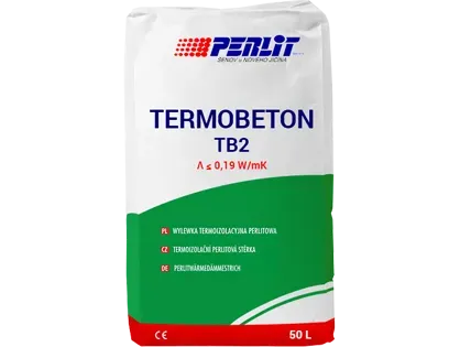 Perlite Polen Termobeton TB2 gulvstøbning isolering