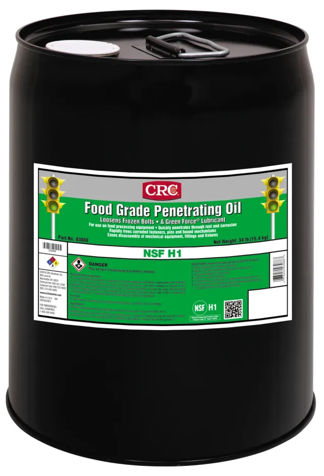 CRC Food Grade penetrerende olie 5 gallon food safe