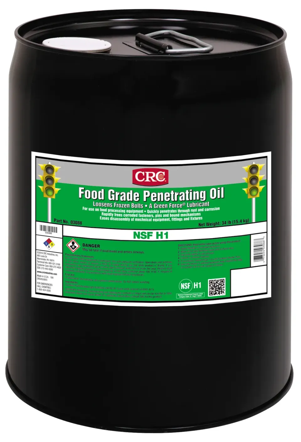 CRC Food Grade penetrerende olie 5 gallon food safe