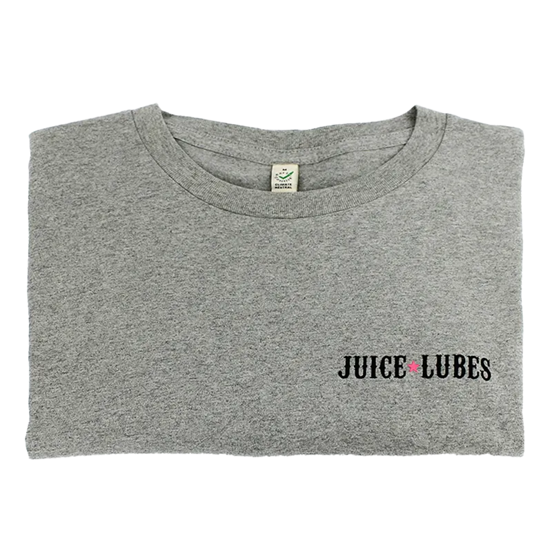 Juice Lubes Logo Tee grå t-shirt M klassisk fit