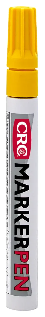CRC marker pen gul 12 stk vandfast til metal