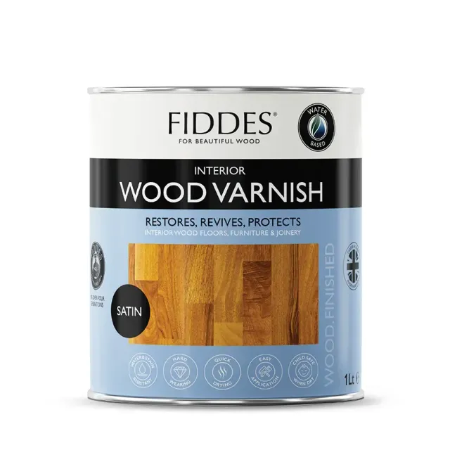 Fiddes Wood Varnish trælak vandbaseret slidstærk