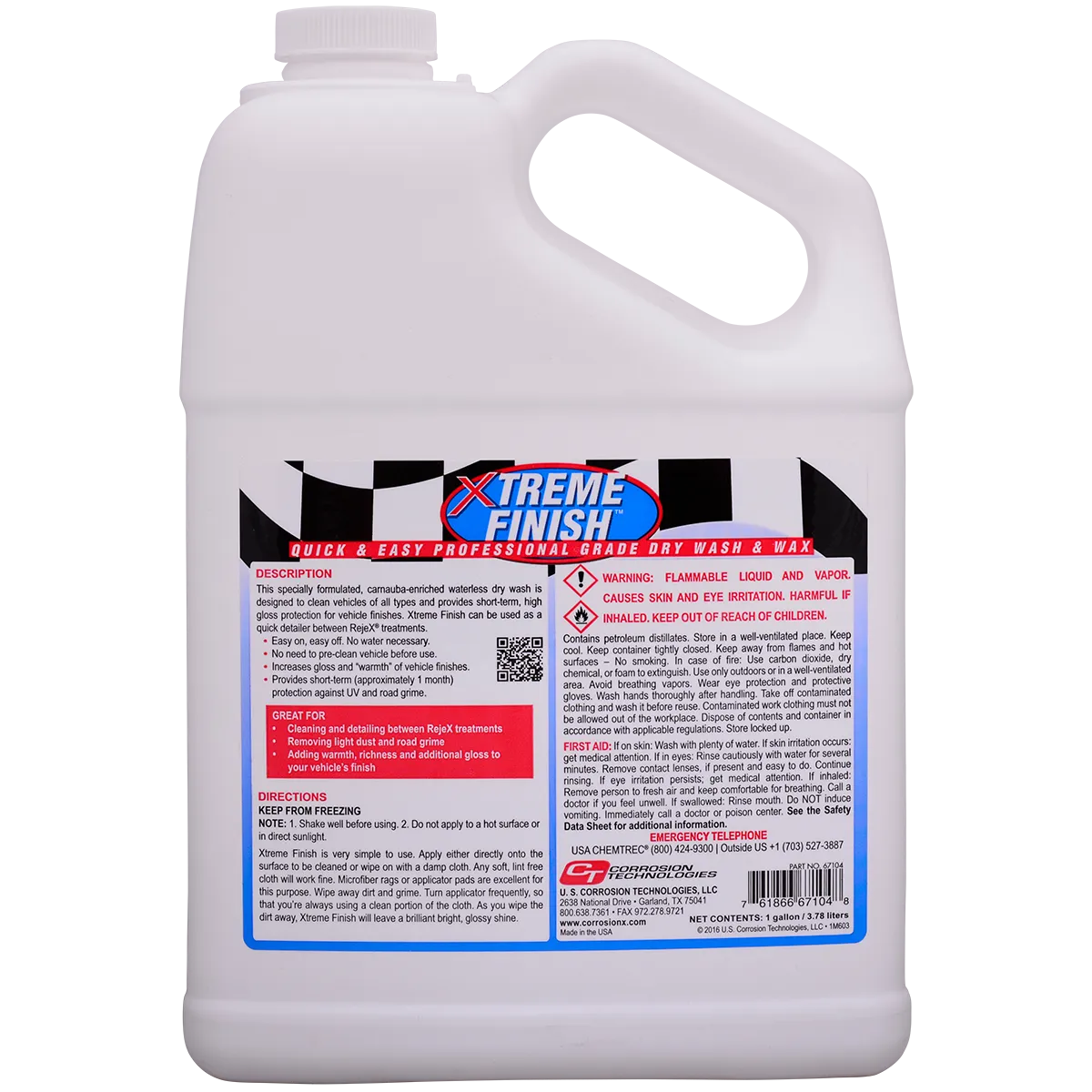 Xtreme Finish vaskevoks uden vand 16 oz carnauba