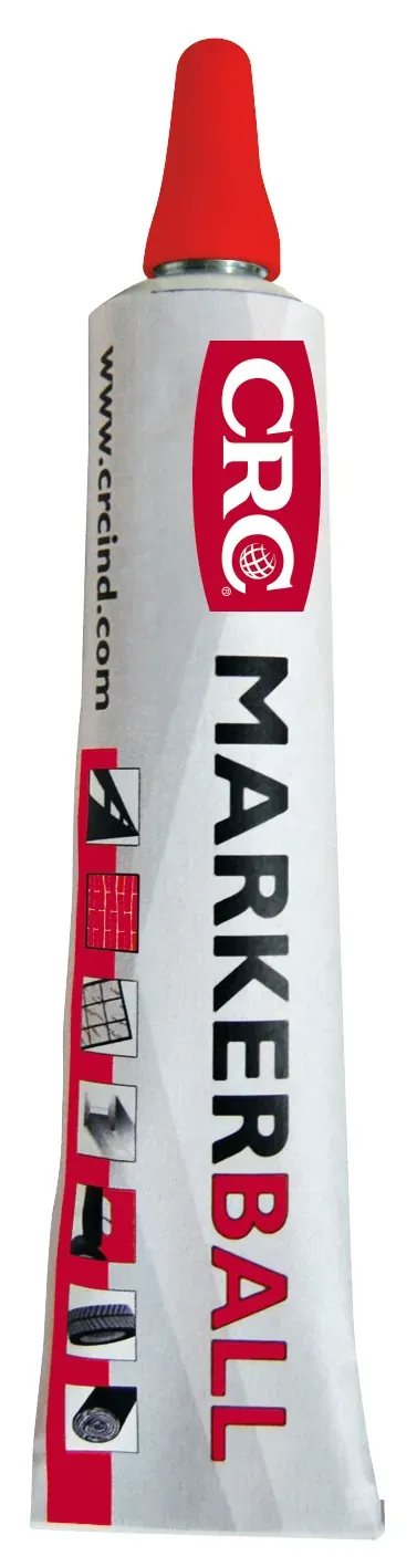 CRC Marker Ball rød mærketusch 12x50ml dækkende