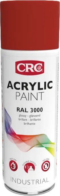 CRC Acrylic Paint 3000 spraymaling 6x400 ml flame red blank