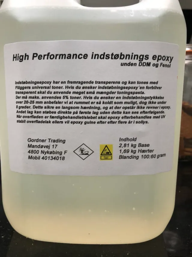High Tech Pro Clear Casting indstøbningsepoxy 10-50 mm base+hærder