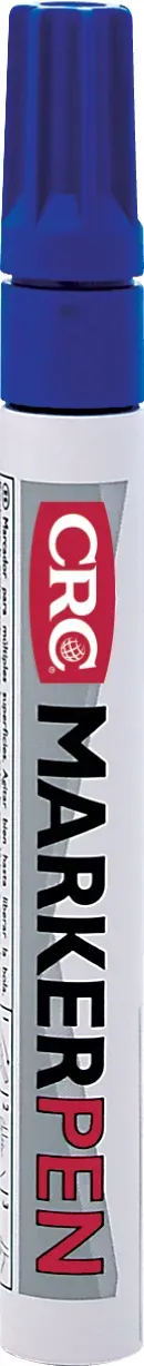 CRC Marker Pen tusch blå 12 stk dækkende