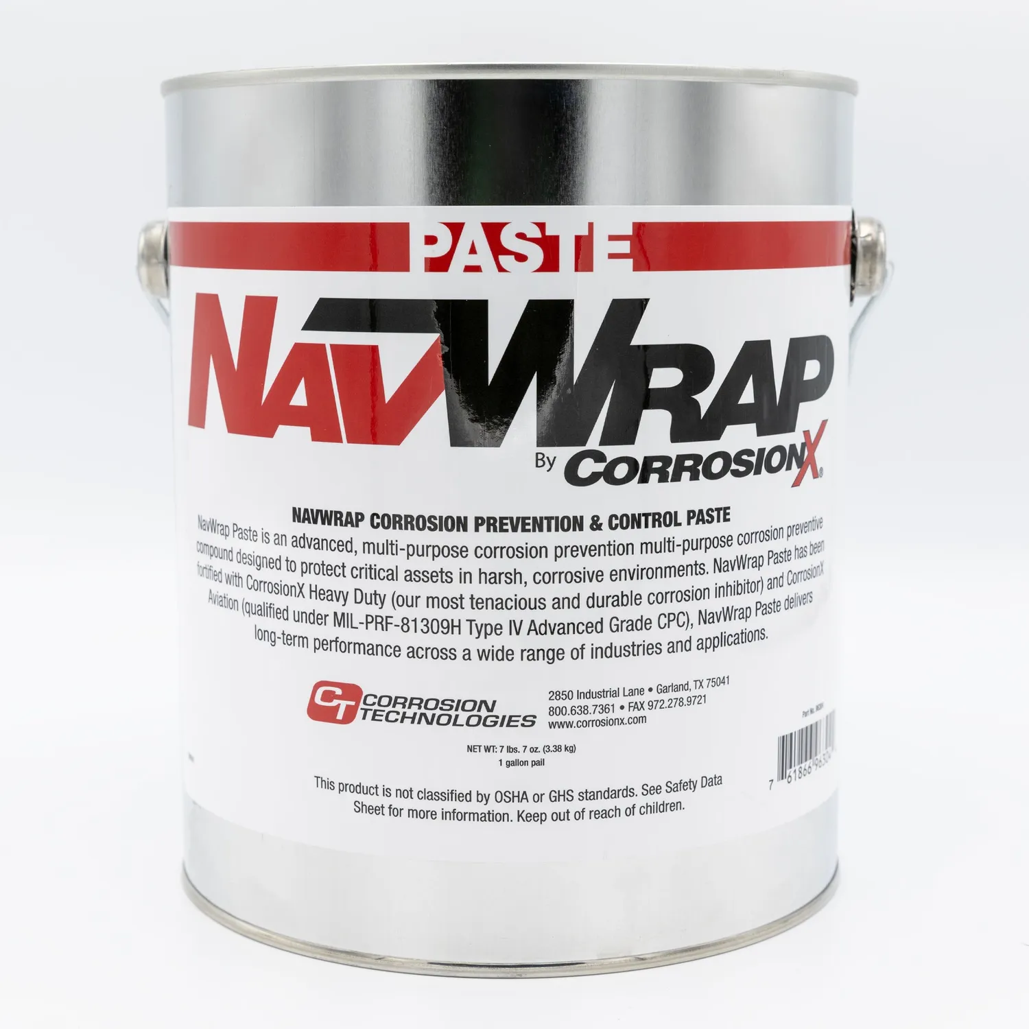 CorrosionX NavWrap korrosionstape 2"x12,5' sort selvklæbende
