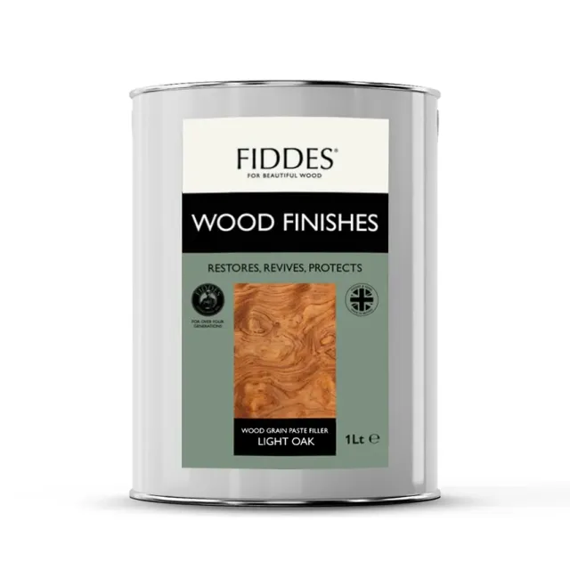 Fiddes Woodgrain Paste Filler porefylder lys eg