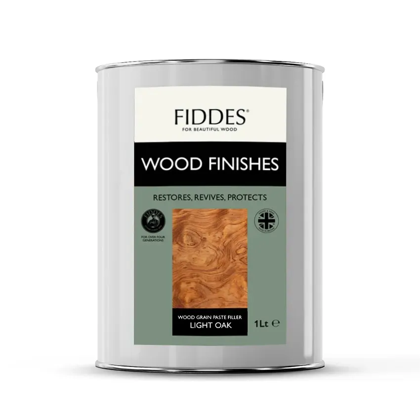 Fiddes Woodgrain Paste Filler porefylder lys eg