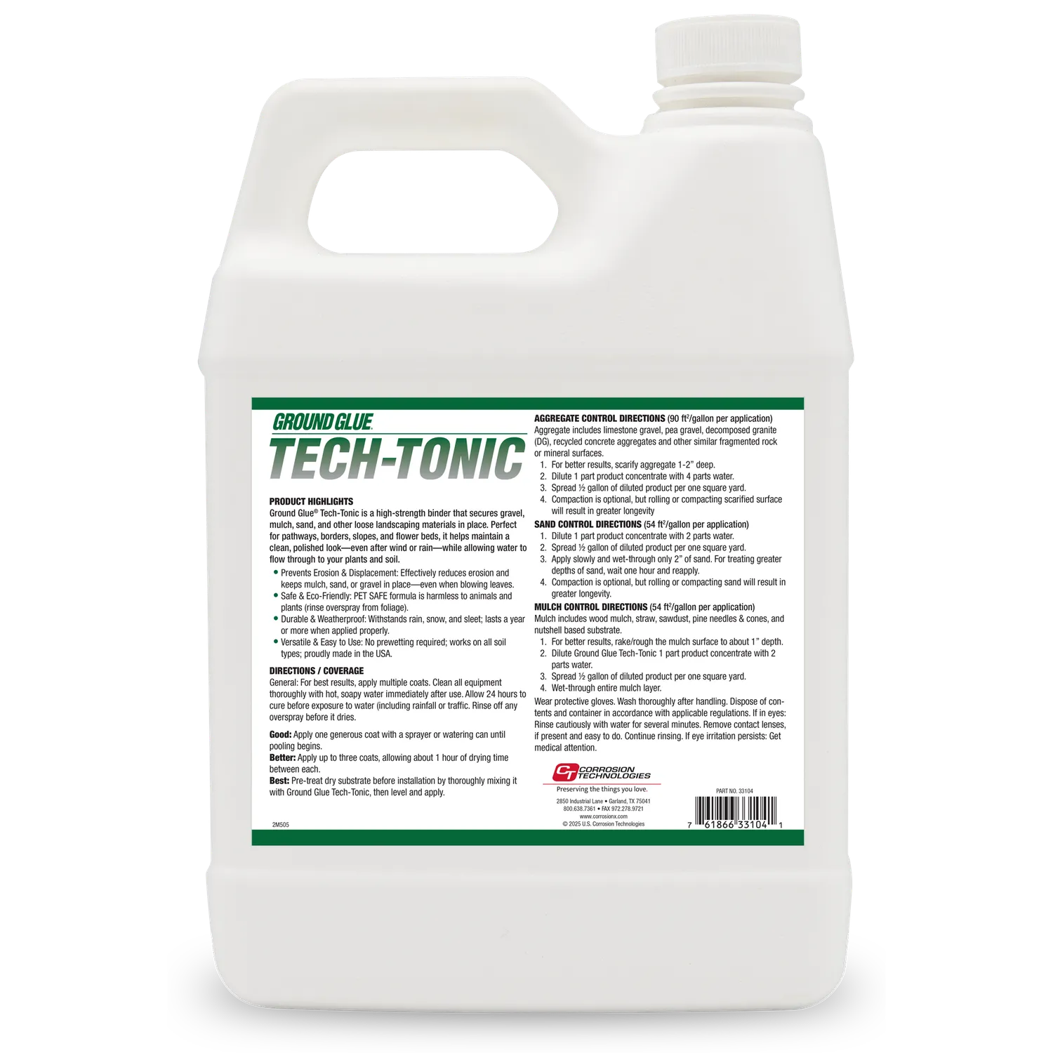 CorrosionX Ground Glue Tech-Tonic stenlim 1 gallon dækkende
