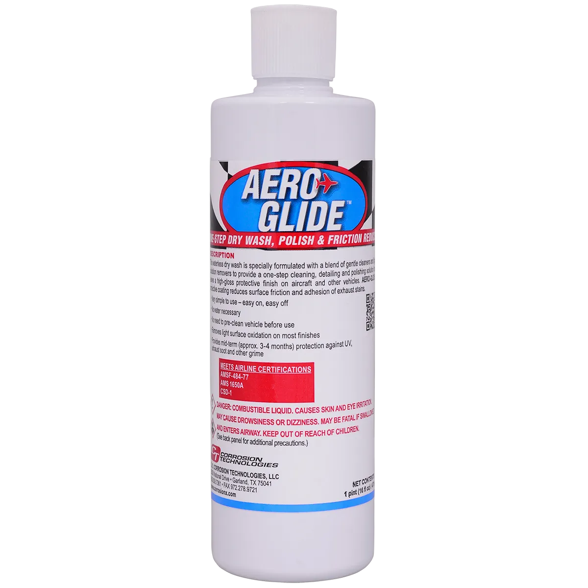 CorrosionX Aero-Glide polish uden vand 16 oz UV-beskyttelse