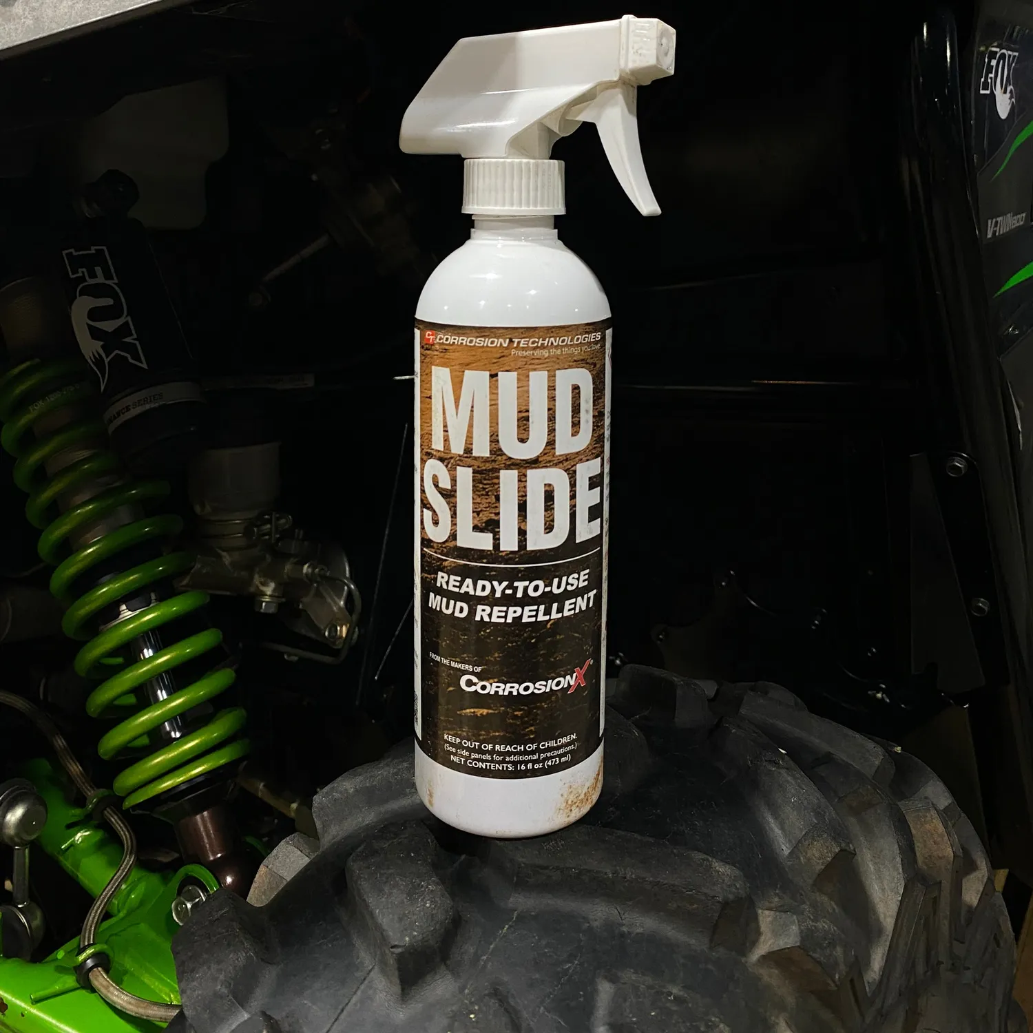 CorrosionX Mud Slide mudafviser spray 16 oz klar til brug