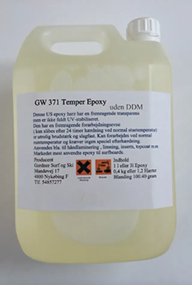 gordner.dk GW 371 epoxy resin system temper
