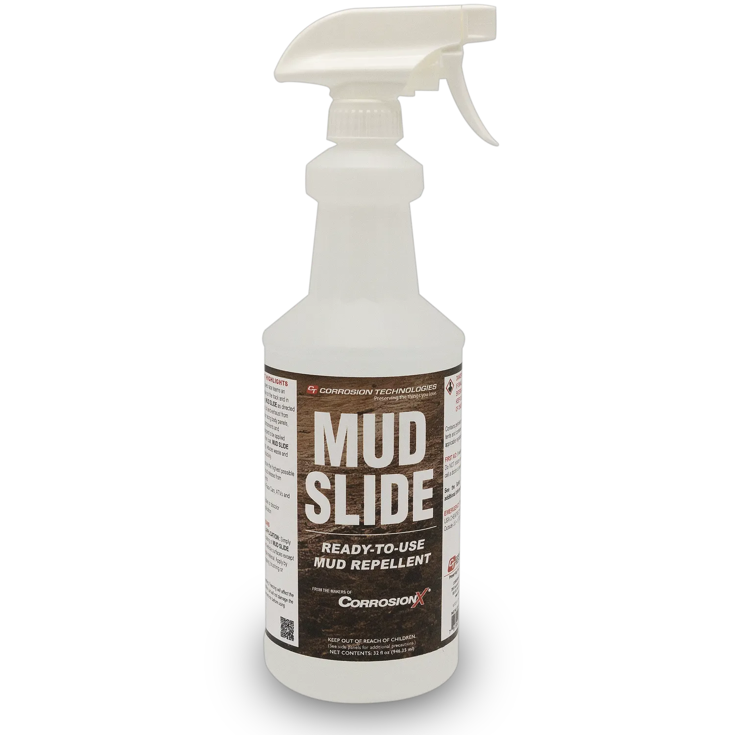 CorrosionX Mud Slide mudafviser spray 16 oz klar til brug