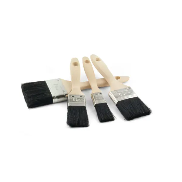 Färgriket fyrpenselsæt lackpensler 25-70 mm 4 stk