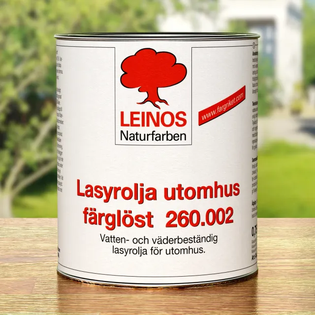 Färgriket 260 lasurolie udendørs til træ