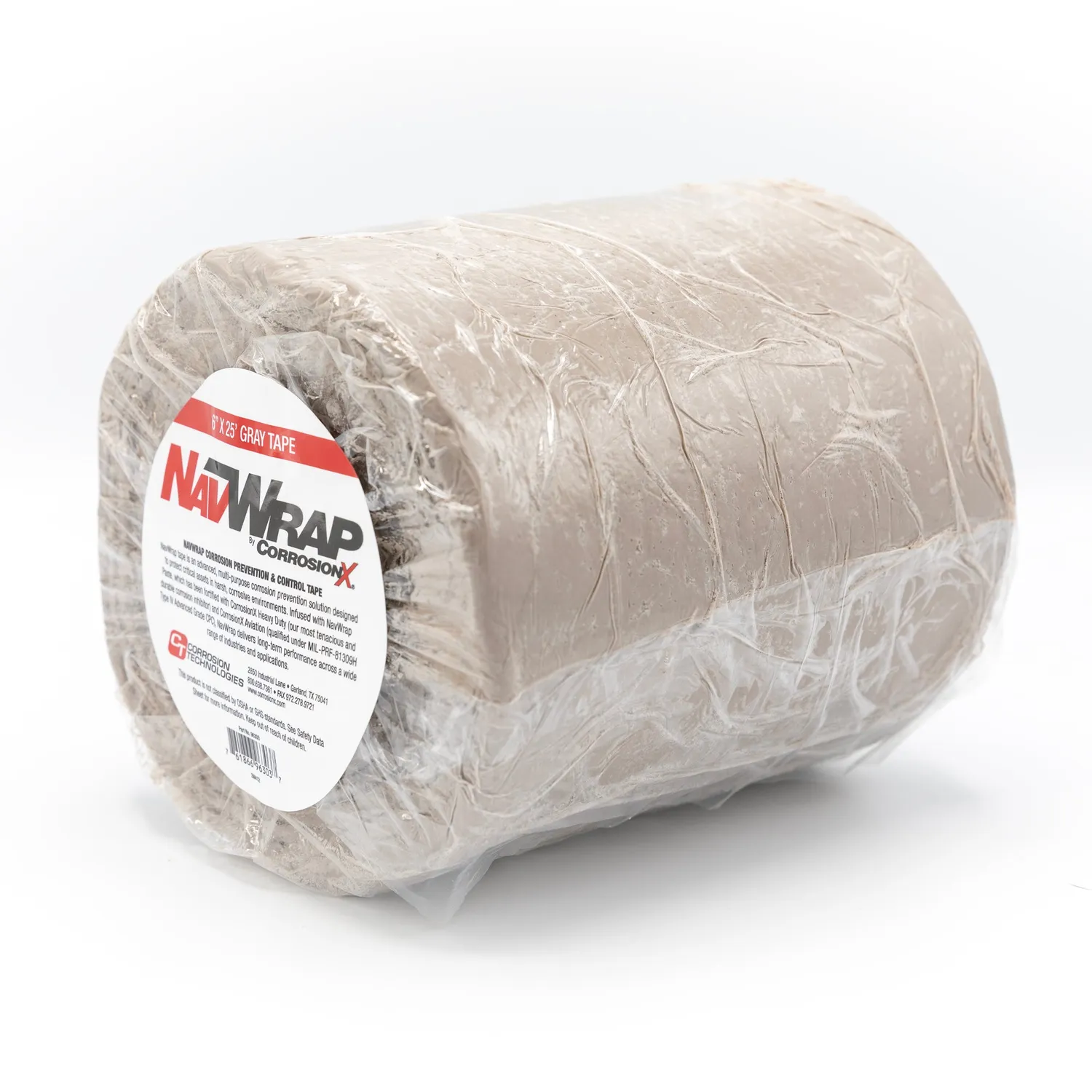 CorrosionX NavWrap korrosionstape 2"x12,5' sort selvklæbende