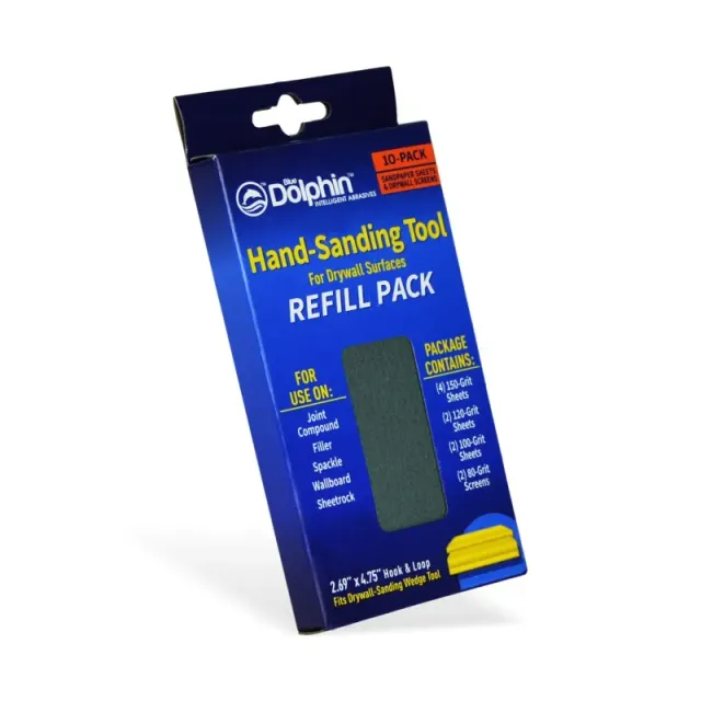 Blue Dolphin Hand slibesæt gips 68x120 mm 10-pak