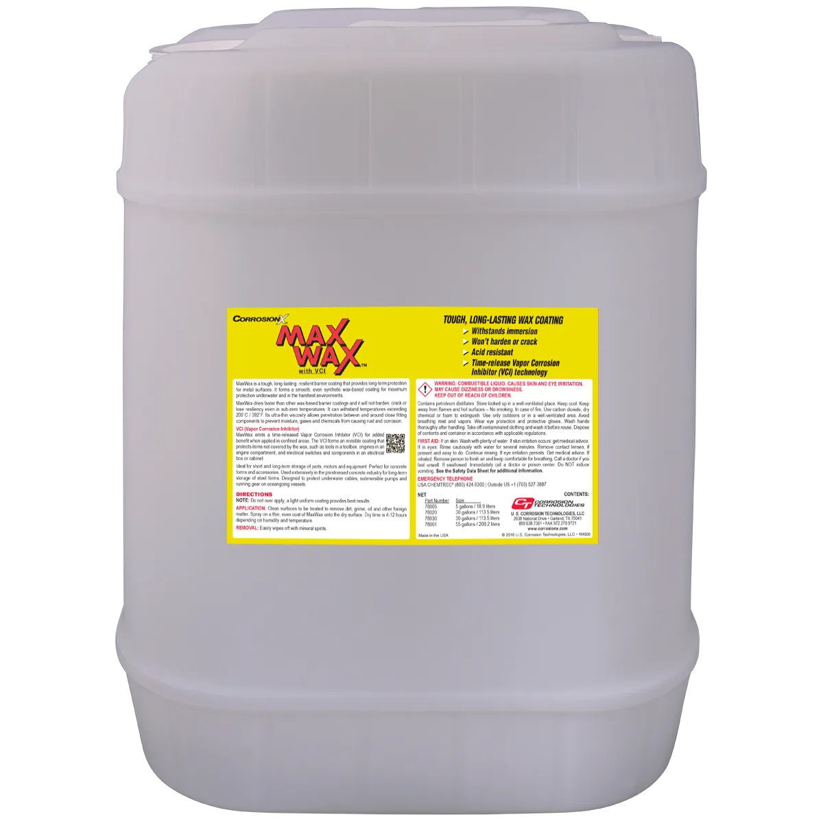 CorrosionX MaxWax rustvoks 32 oz voksfilm