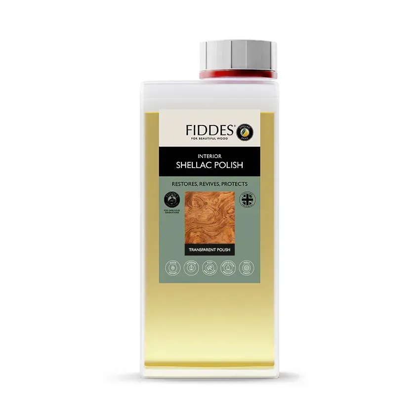 Fiddes Transparent Polish shellak fransk polish rav