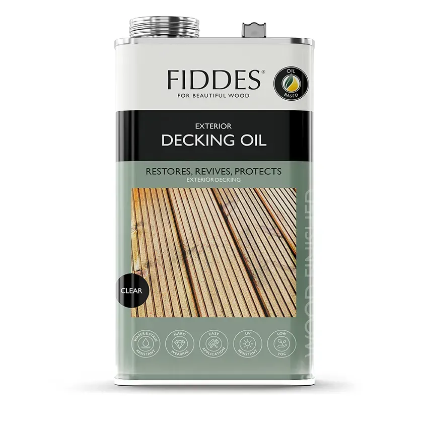 Fiddes Decking terrasseolie til træ – med UV-filter