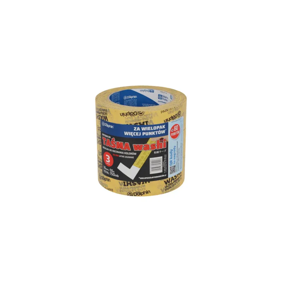 Blue Dolphin Washi malertape multipak skarp kant
