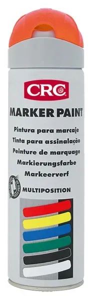 CRC Marker Paint mærkespray 12x500 ml orange fluo